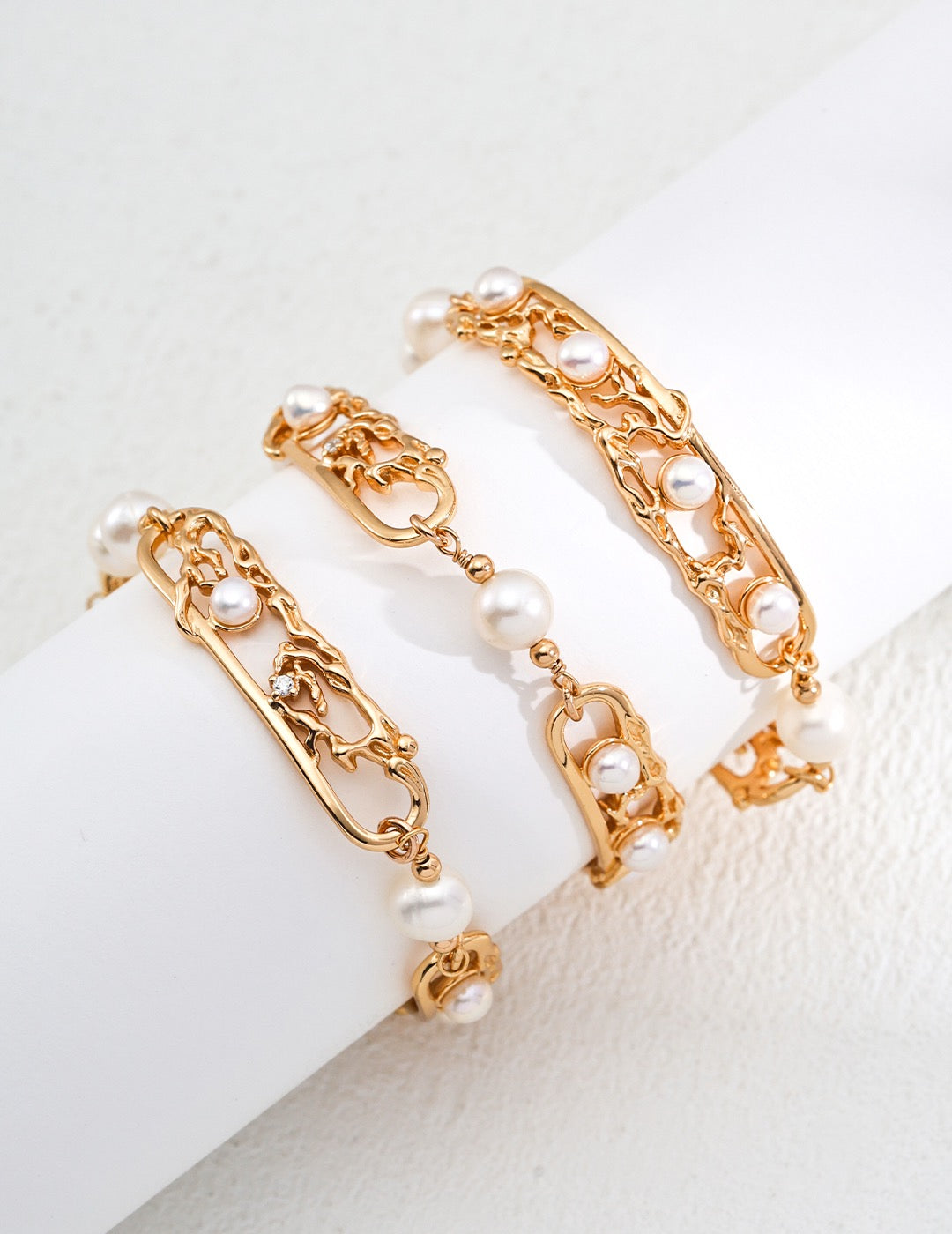 Silent Bloom- Sterling Silver Bracelet