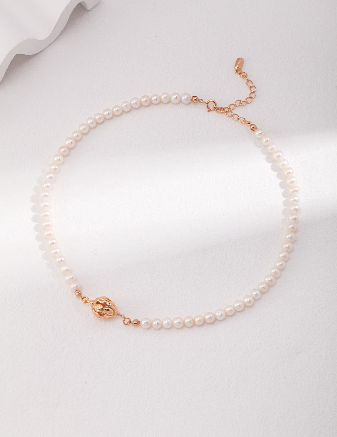 Wild Bloom-Sterling Silver Pearl Necklace