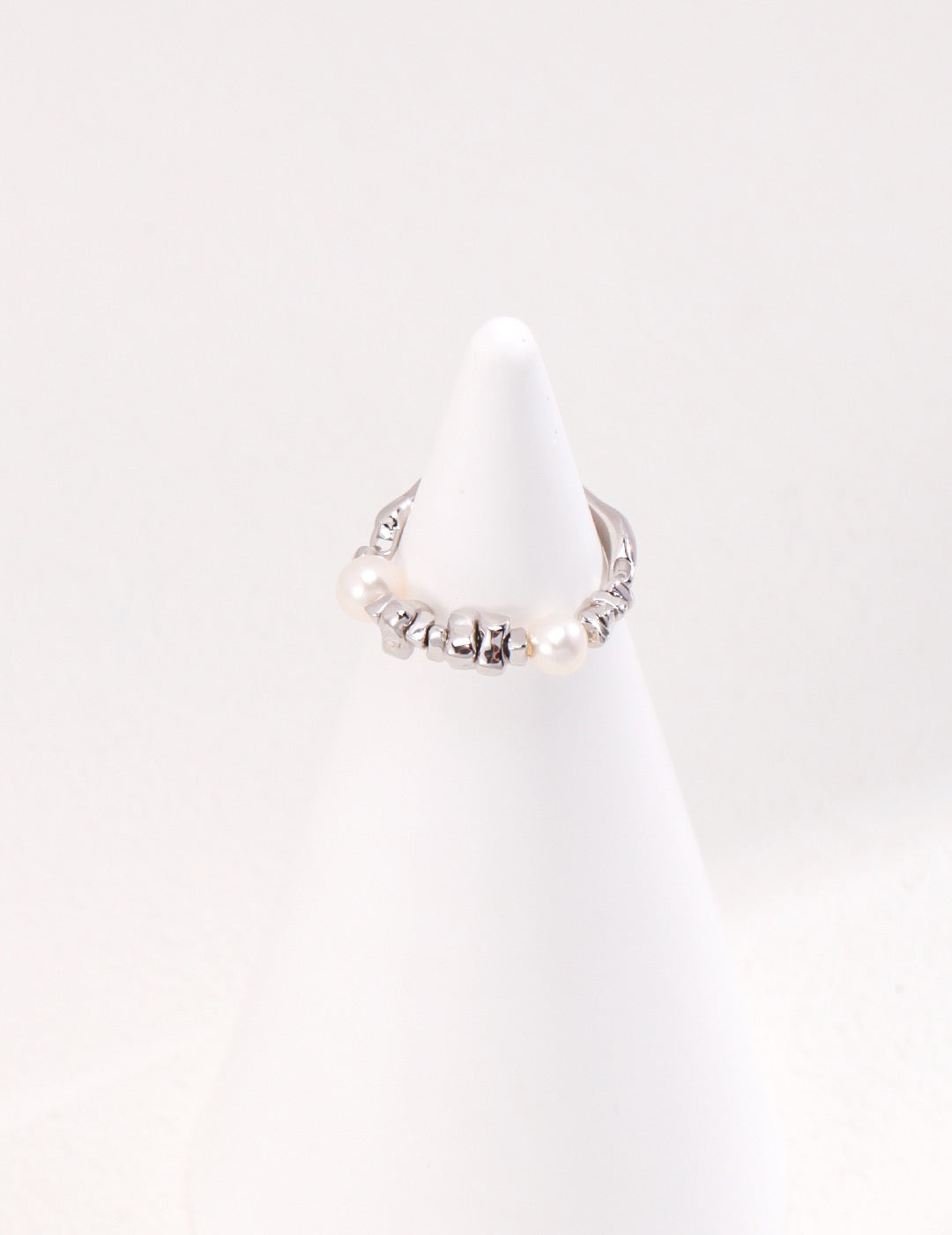 Constella Pearl Ring-Sterling Silver Pearl Ring
