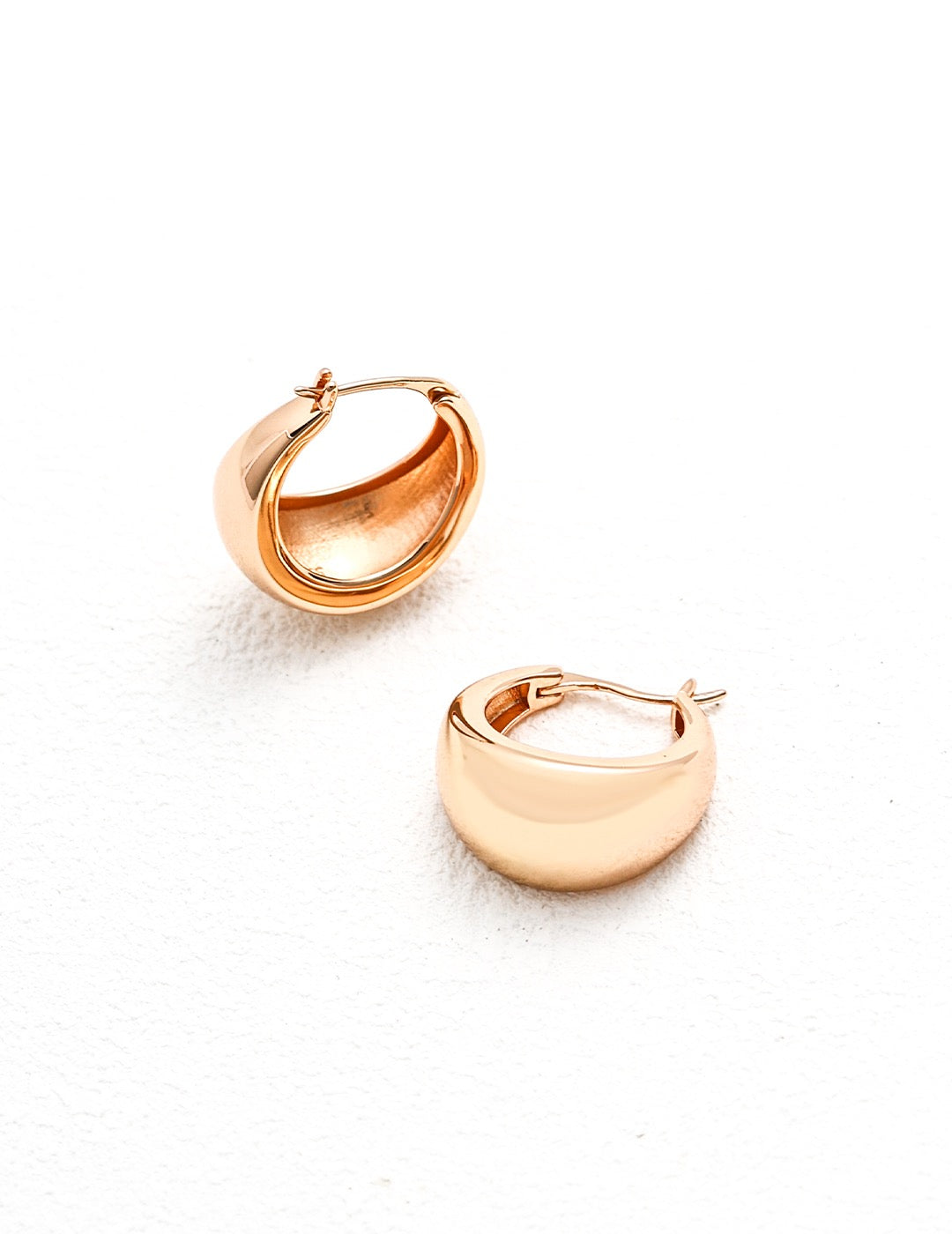 Pure Silver Minimalist Earrings
