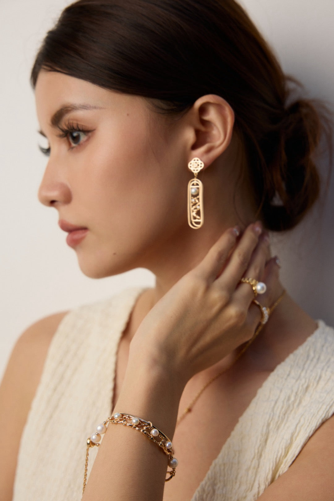 Silent Bloom-Sterling Silver Earrings