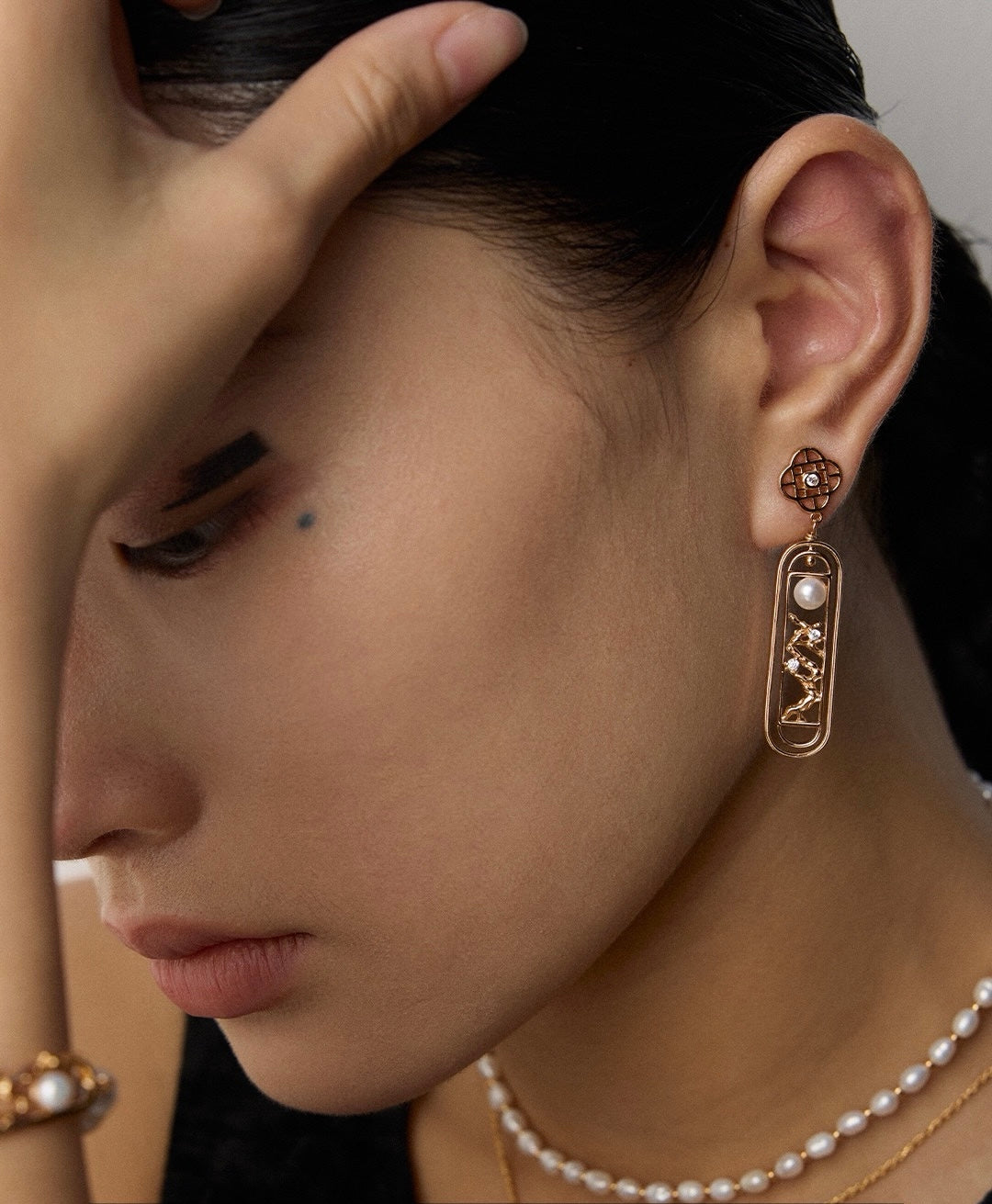 Silent Bloom-Sterling Silver Earrings