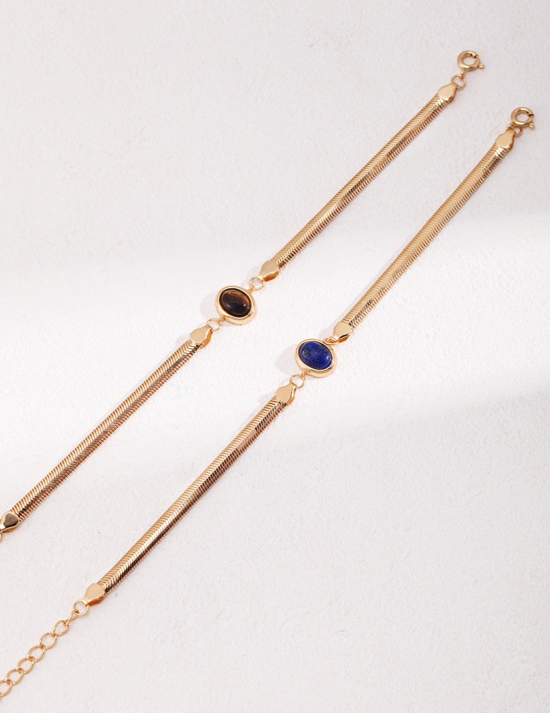 Sterling Silver Natural Gemstone Bracelets