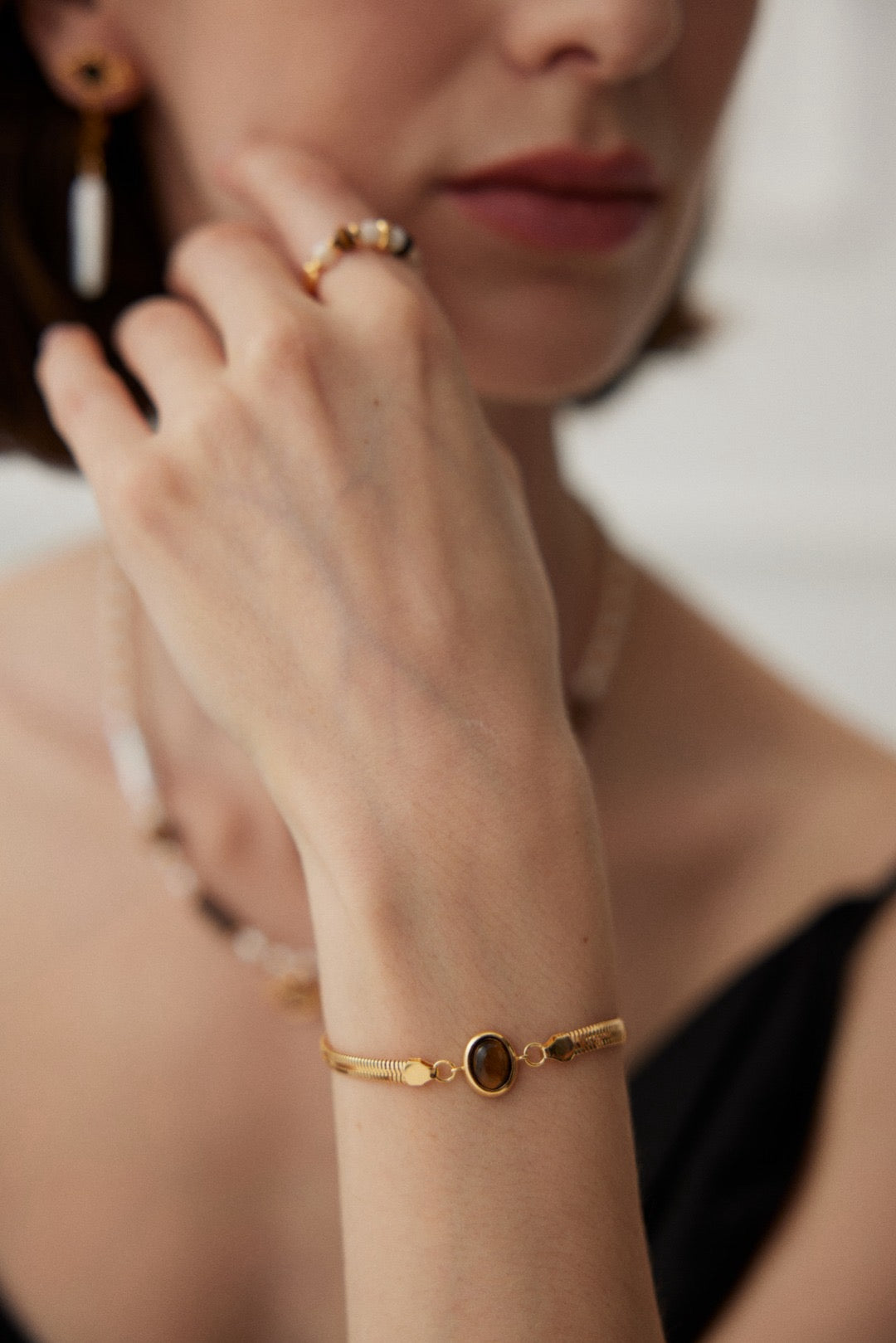 Sterling Silver Natural Gemstone Bracelets