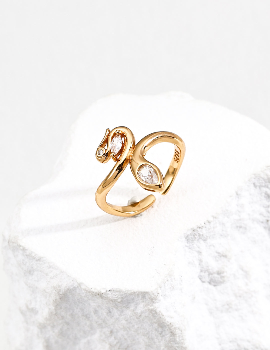 Ouroboros Sterling Silver Ring