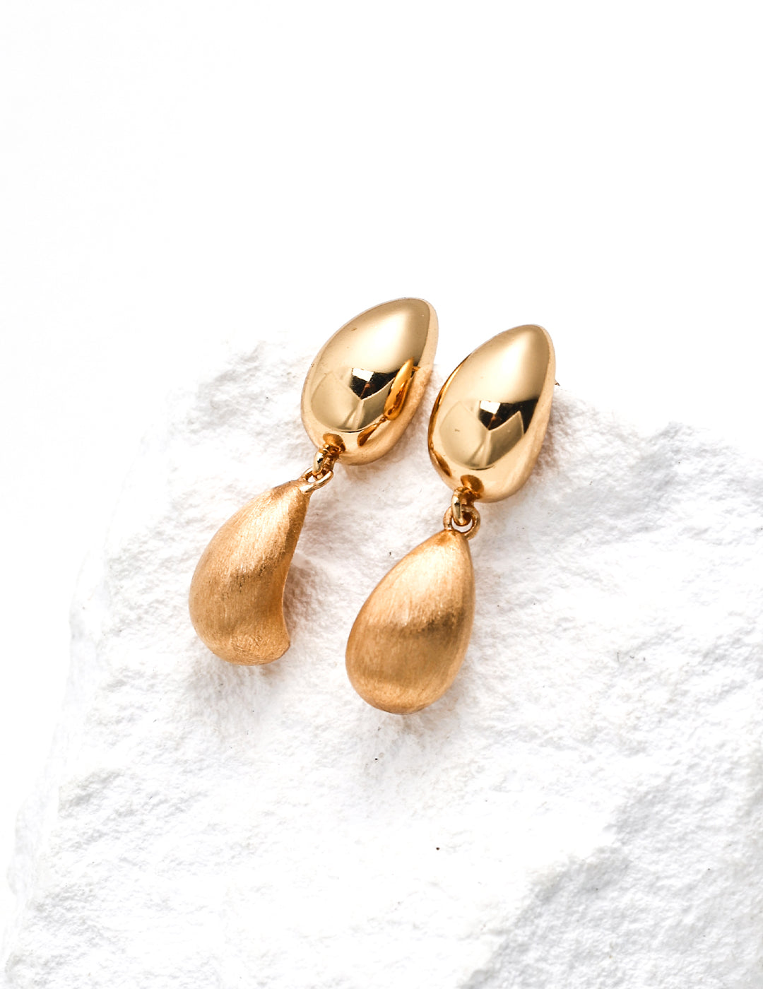 Vintage Matte -Sterling Silver Earrings