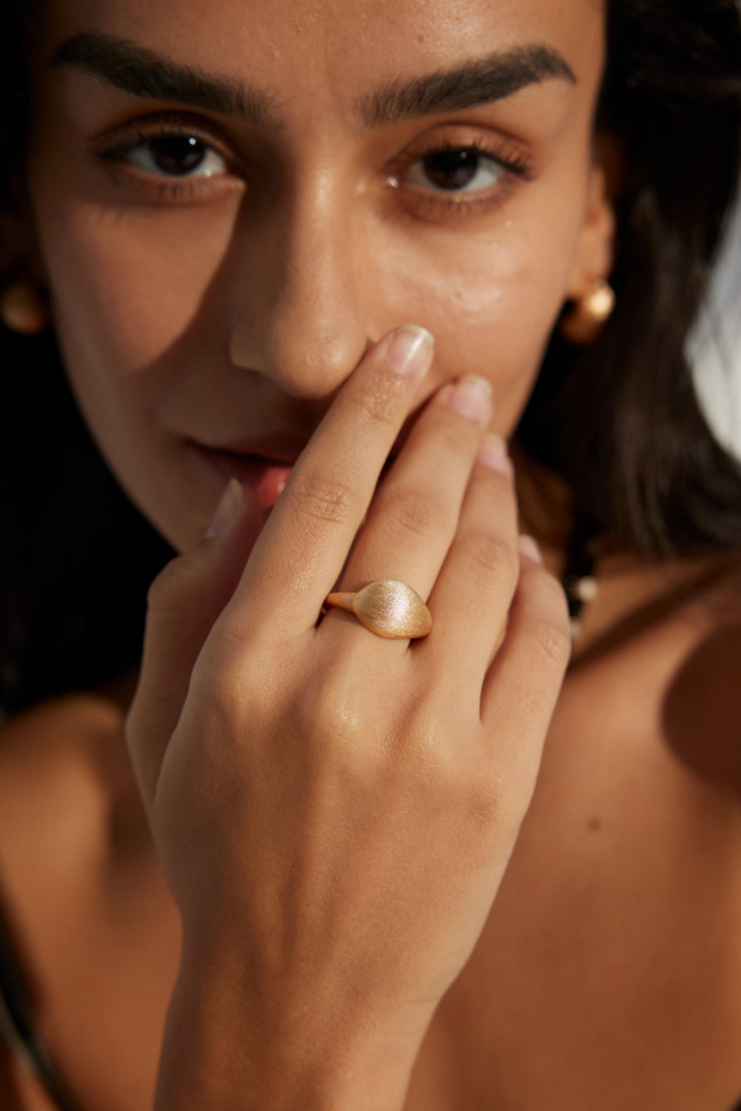 Vintage Matte -Sterling Silver Ring