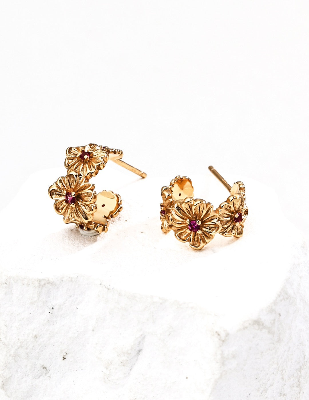 Wild Blossom-Sterling Silver Earrings