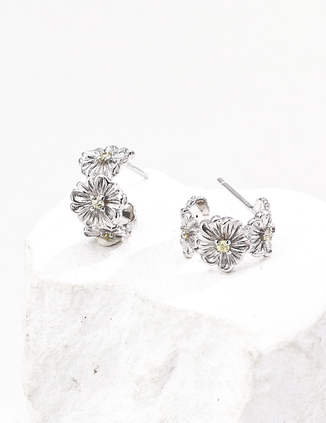 Wild Blossom-Sterling Silver Earrings