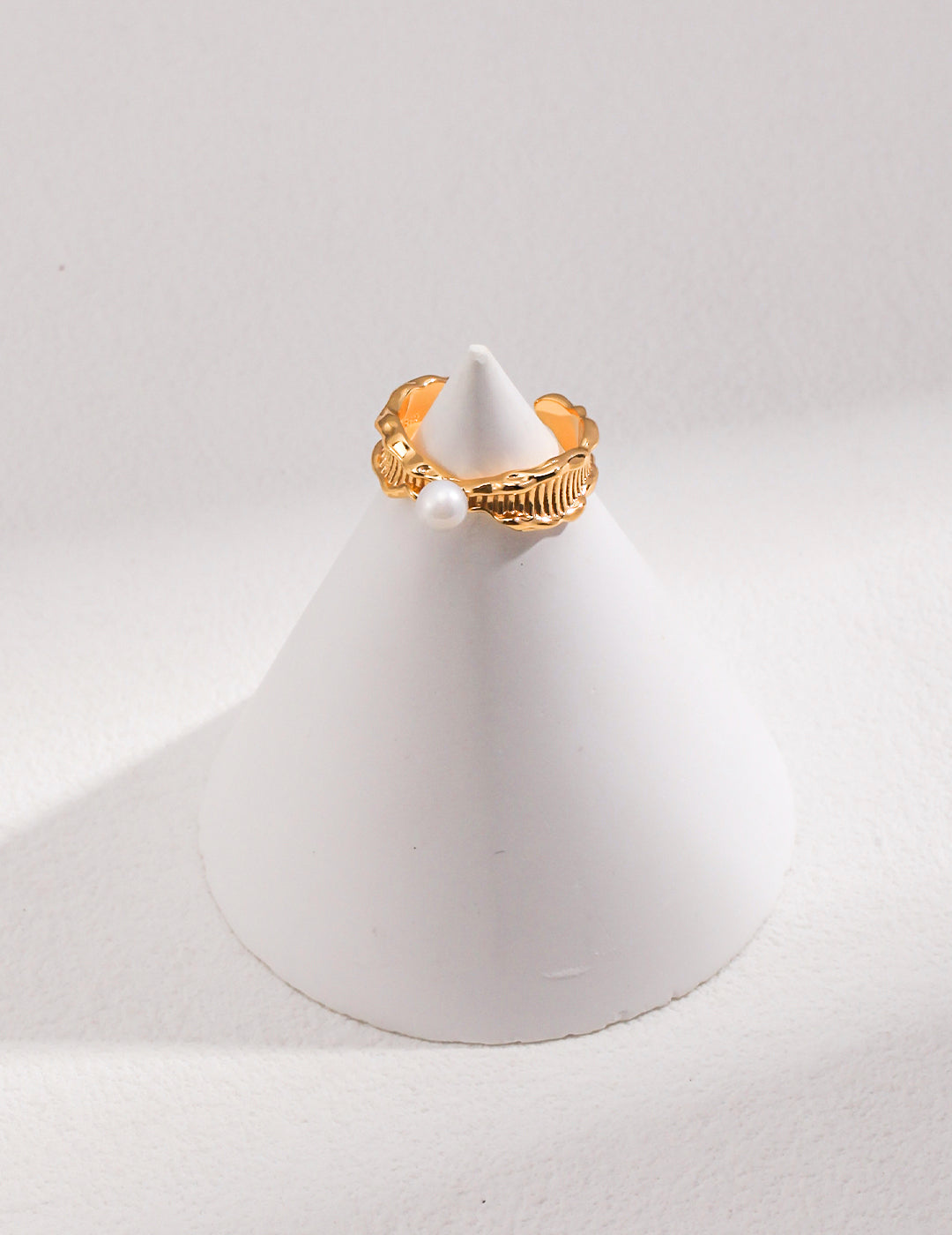 Lunar Tide - Sterling Silver Pearl Ring