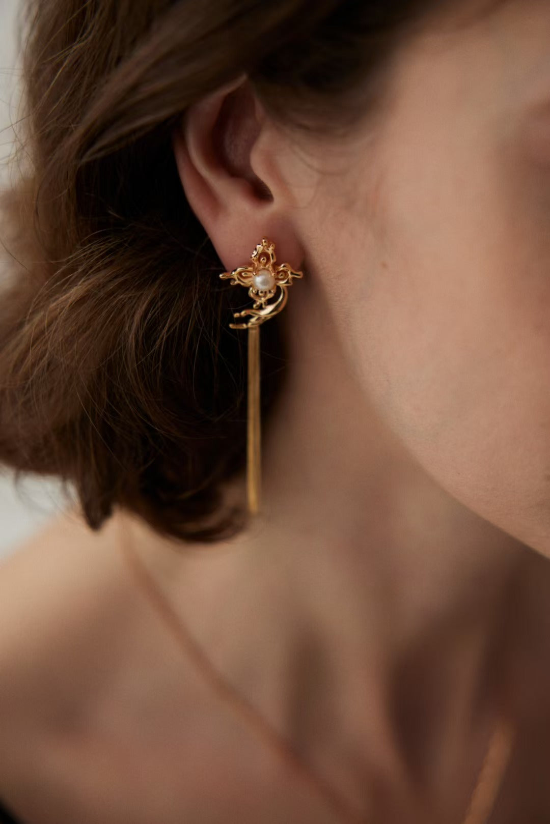 Ethereal Bloom-Sterling Silver Earrings