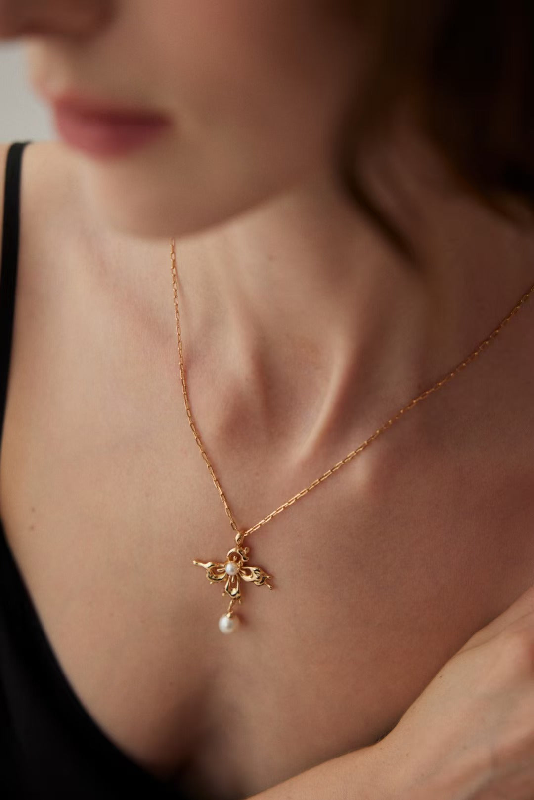 Ethereal Bloom-Sterling Silver Necklace