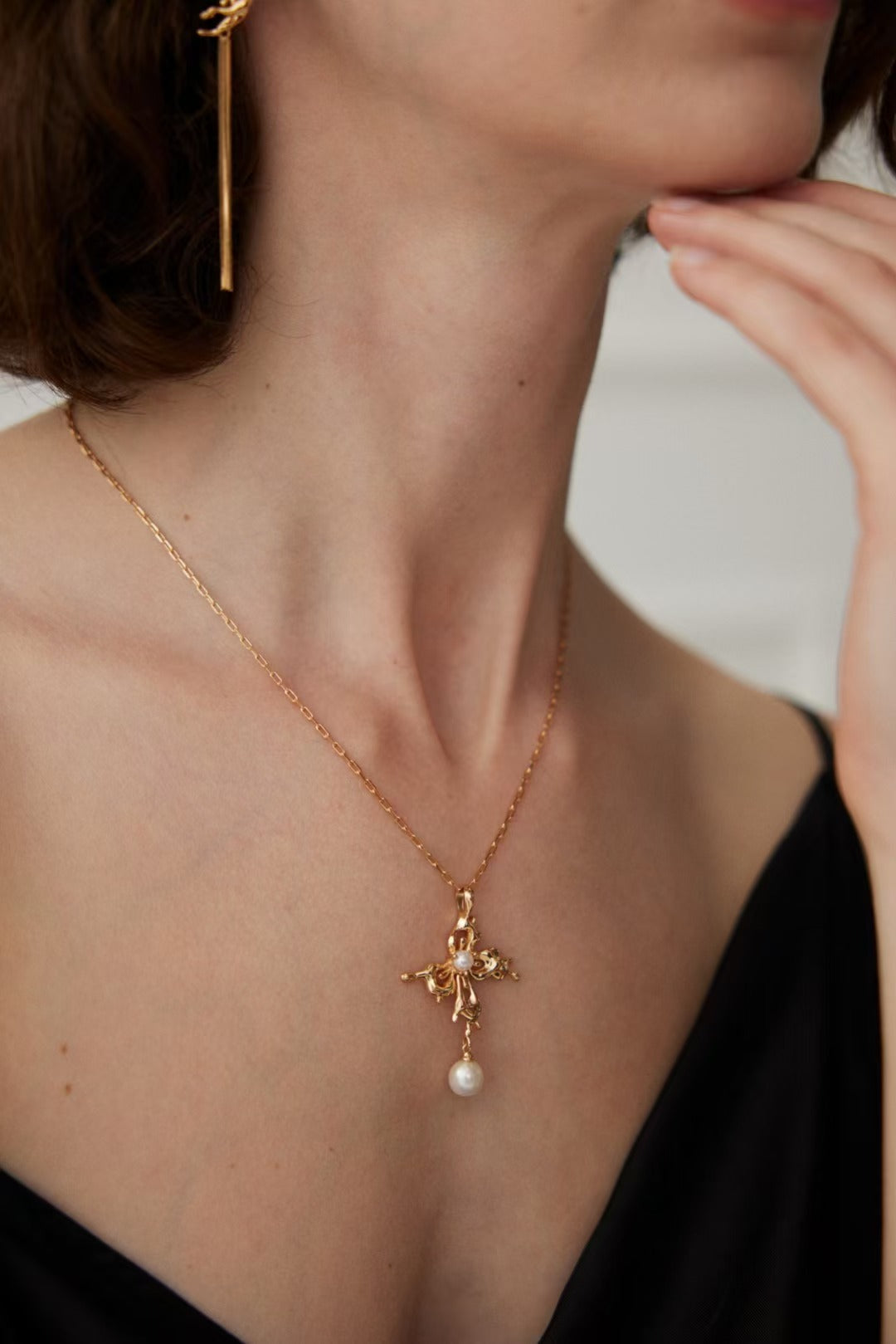 Ethereal Bloom-Sterling Silver Necklace