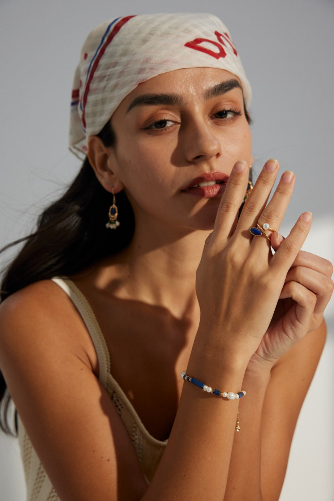VOYAGER’S COMPASS-Sterling Silver Lapis Lazuli Ring