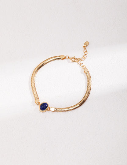 Sterling Silver Natural Gemstone Bracelets