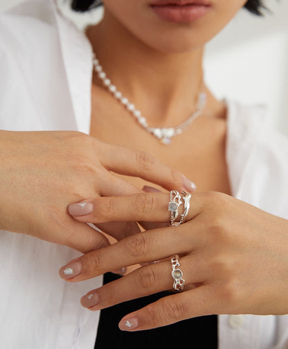 TWILIGHT RESONANCE-Sterling Silver Ring