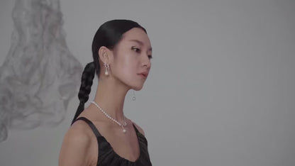UNSCRIPTED LUMINOUS -Sterling Silver Pearl Earrings