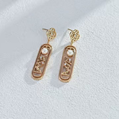 Silent Bloom-Sterling Silver Earrings